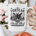 Fortean Social Club Bigfoot Mothman Alien Cryptid Introvert Graphic Print Coffee Mug