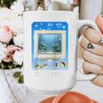 Frutiger Aero Aesthetic Tech Computer Aquarium Tarot Card Raglan Baseball Tee Graphic Print Coffee Mug