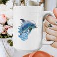 Frutiger Aero Splashy Dolphin Y2k Aesthetic Graphic Premium Graphic Print Coffee Mug