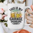 Garage Drinker Dad Vintage Beer This Is My Garage Drinking Graphic Print Coffee Mug