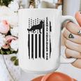 German Shepherd Dad Vintage Flag Patriotic Dog Graphic Print Coffee Mug