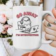 Go Away I´m Introverting Stay Home Socially Awkward Graphic Print Coffee Mug Go Away I´m Introverting Stay Home Socially Awkward Graphic Print Coffee Mug