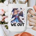 We Out Graduate Dabbing Anime Girl Grad Graduation Graphic Print Coffee Mug