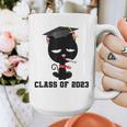 I Graduated Class Of2023 Cat Graduation Graphic Print Coffee Mug