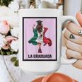Graduation Latina Educated La Graduada Mexican Bingo Card Graphic Print Coffee Mug