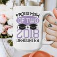 Graduation Shirt For Mom Of Twins Proud Mom Twins Tee Graphic Print Coffee Mug