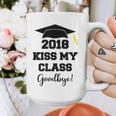GraduationShirt Kiss My Class 2018 Goodbye Graphic Print Coffee Mug