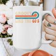 Groovy Like The 60s Aesthetic Nostalgia 1960's Retro Graphic Print Coffee Mug