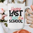 Happy Last Day Of School Kids Teacher Student Graduation Graphic Print Coffee Mug