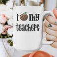 I Heart My Teachers I Love My Teachers Graduation Kids Teens Graphic Print Coffee Mug