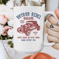 Hotrod Rebel Automotive Nostalgia Old Car Distressed Premium Tri-Blend Graphic Print Coffee Mug
