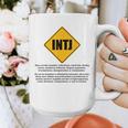INTJ Warnings Architect Personality Type Introvert Graphic Print Coffee Mug INTJ Warnings Architect Personality Type Introvert Graphic Print Coffee Mug
