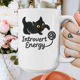 Introvert Energy Cat Love Cat Meme Graphic Print Coffee Mug Introvert Energy Cat Love Cat Meme Graphic Print Coffee Mug