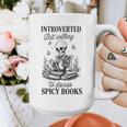 Introvert Read Spicy Books Lover Bookworm Skeleton Reading Graphic Print Coffee Mug Introvert Read Spicy Books Lover Bookworm Skeleton Reading Graphic Print Coffee Mug