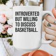 Introverted Basketball Player Basketball Introvert Graphic Print Coffee Mug Introverted Basketball Player Basketball Introvert Graphic Print Coffee Mug