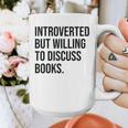 Introverted Bookworm Books Introvert Graphic Print Coffee Mug Introverted Bookworm Books Introvert Graphic Print Coffee Mug