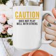 Introverted Does Not Play Well Competitive Athletic Graphic Print Coffee Mug Introverted Does Not Play Well Competitive Athletic Graphic Print Coffee Mug