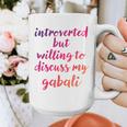 Introverted Willing To Discuss Gabali Introvert Graphic Print Coffee Mug Introverted Willing To Discuss Gabali Introvert Graphic Print Coffee Mug