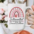 Introverted But Willing To Discuss Serial Killers True Crime Graphic Print Coffee Mug