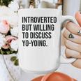 Introverted Yoyo Toy Player Yo-Yo Introvert Graphic Print Coffee Mug Introverted Yoyo Toy Player Yo-Yo Introvert Graphic Print Coffee Mug