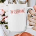 It's Official I'm The Favorite Daughter From Dad Mom Graphic Print Coffee Mug