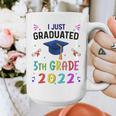 I Just Graduated 5th Grade Graduation Class 2022 Graduate Graphic Print Coffee Mug