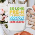 Kids So Long PRE-K It's Been Fun Shirt Boy Girl Graduation Graphic Print Coffee Mug
