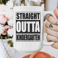 Kids Straight Outta Kindergarten Shirt Boy Girl Graduation Graphic Print Coffee Mug