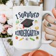Kindergarten Graduation Shirt I Survived Kindergarten Graphic Print Coffee Mug