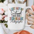 Last Day Of School Autograph 2nd Grade Graduation Boys Girls Graphic Print Coffee Mug