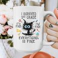 Last Day Of School Student Graduation I Survived 2nd Grade Graphic Print Coffee Mug