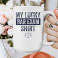 Law School Graduation Him Her Lucky Bar Exam Graphic Print Coffee Mug