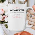 Lawyer Law School GraduationShirt Female Graduate Graphic Print Coffee Mug