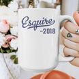 Lawyers Graduation Esquire Est 2018 Graduate Shirt Graphic Print Coffee Mug