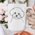 Line Art Dad Mom Dog Bichon Frise Graphic Print Coffee Mug Line Art Dad Mom Dog Bichon Frise Graphic Print Coffee Mug