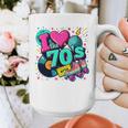 I Love The 70s Retro Cassette Roller Vinyl Disco Nostalgia Premium Tri-Blend Graphic Print Coffee Mug