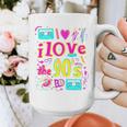 I Love The 90'S 90s Nostalgia Graphic Print Coffee Mug