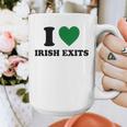 I Love Irish Exits St Patrick's Day Introvert Party Graphic Print Coffee Mug I Love Irish Exits St Patrick's Day Introvert Party Graphic Print Coffee Mug