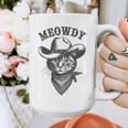 Meowdy Cat Cowboy Western Graphic Cat Lady Cat Dad Graphic Print Coffee Mug