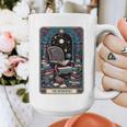 Mystical Library Book Reader The Introvert Tarot Card Graphic Print Coffee Mug Mystical Library Book Reader The Introvert Tarot Card Graphic Print Coffee Mug