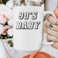Nineties Era Nostalgia Lover Retro Born 90s Baby Vibes Graphic Print Coffee Mug