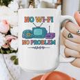No Wi-Fi No Problem – Retro Dial Up Tech Nostalgia Graphic Print Coffee Mug