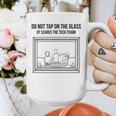 Do Not Tap On The Glass Sound Booth Introvert Graphic Print Coffee Mug Do Not Tap On The Glass Sound Booth Introvert Graphic Print Coffee Mug
