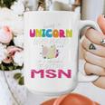 Nurse MSN Graduation Unicorn T-Shirt Nursing School Graphic Print Coffee Mug