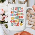 I Officially Graduated Kindergarten Graduation Class 2024 Graphic Print Coffee Mug