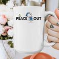 Peanuts Graduation Peace Out Snoopy Woodstock Graphic Print Coffee Mug