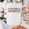 All Peopled Out Introvert Joke Sarcastic Quote Premium Tri-Blend Graphic Print Coffee Mug