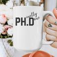 PhD Shirt Phinally Finally Done Graduation Her Graphic Print Coffee Mug