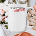 PhD Thesis Defense Graphic Doctoral Graduation Graphic Print Coffee Mug