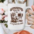 Please Be Patient With Me I'm From The 1900s Raccoon Vintage Graphic Print Coffee Mug